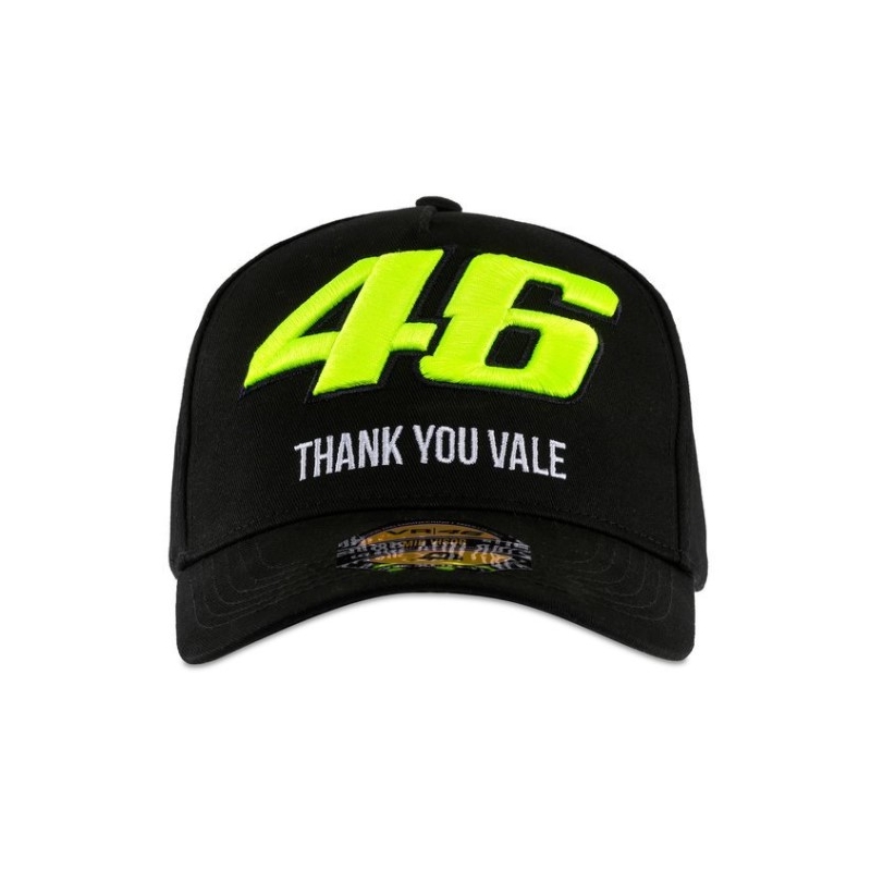 Kšiltovka VR46 Valentino Rossi "Thank you Vale" černá