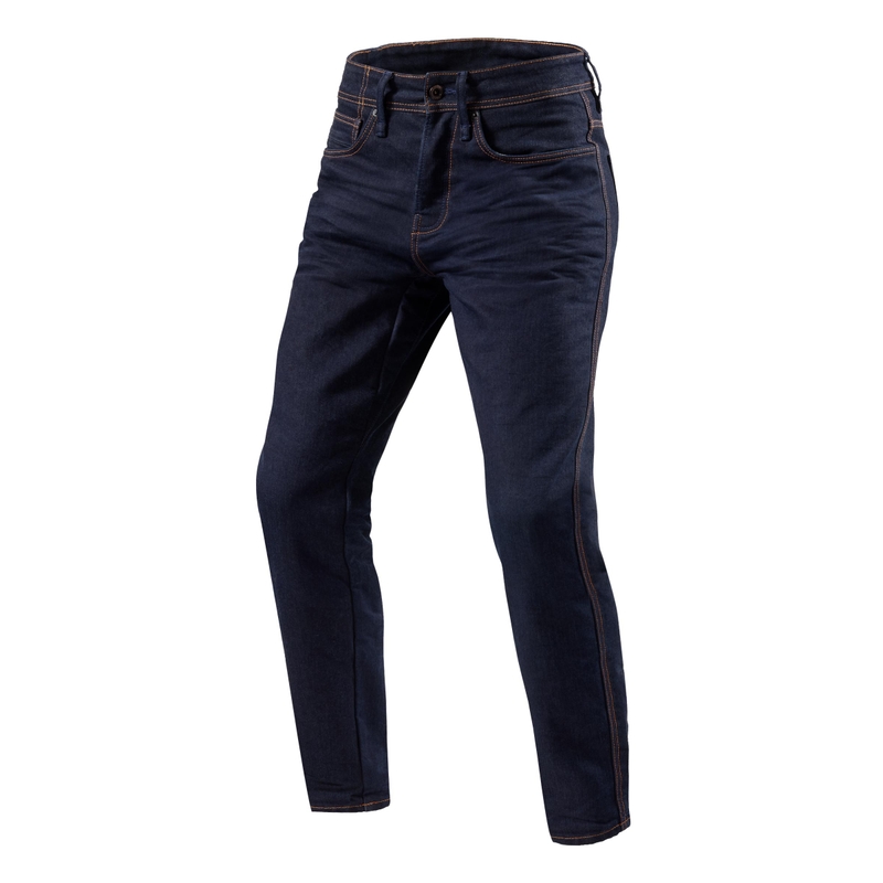 Vaqueros de moto Revit Reed SF azul oscuro extendido