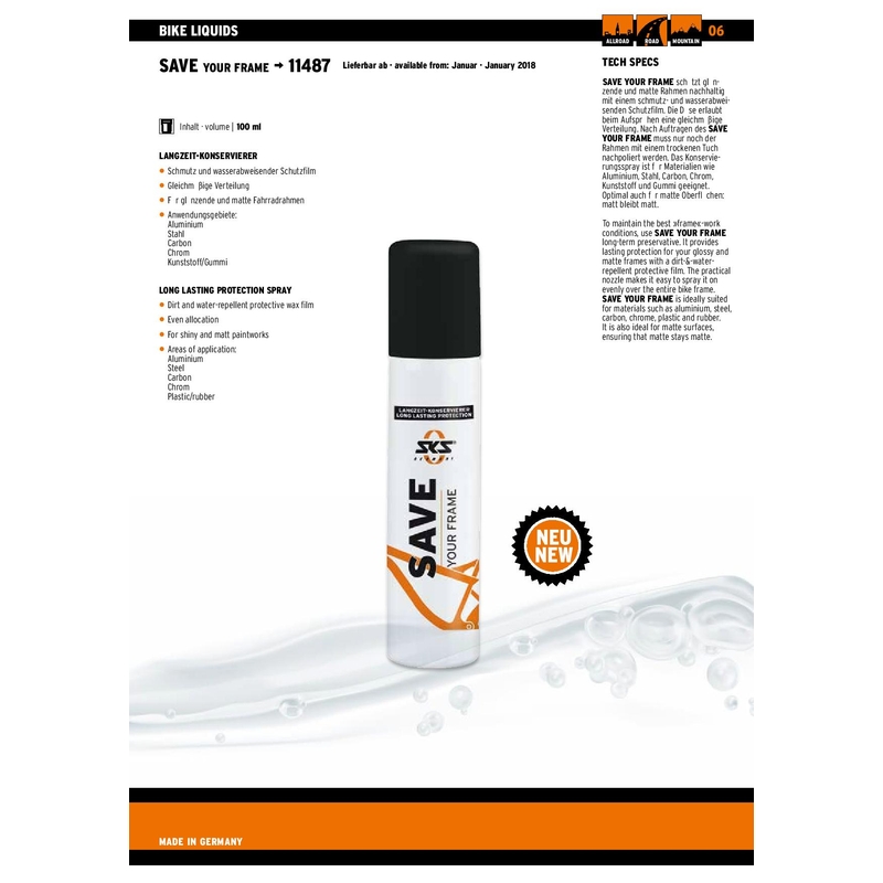 Protector de pintura SKS Save your frame 100ml liquidación