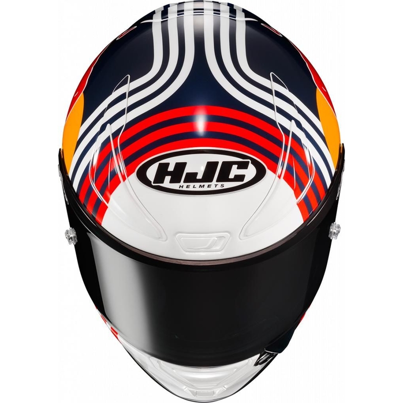 Casco integral de moto HJC RPHA 1 Redbull Austin GP MC21 rojo-azul-blanco liquidación