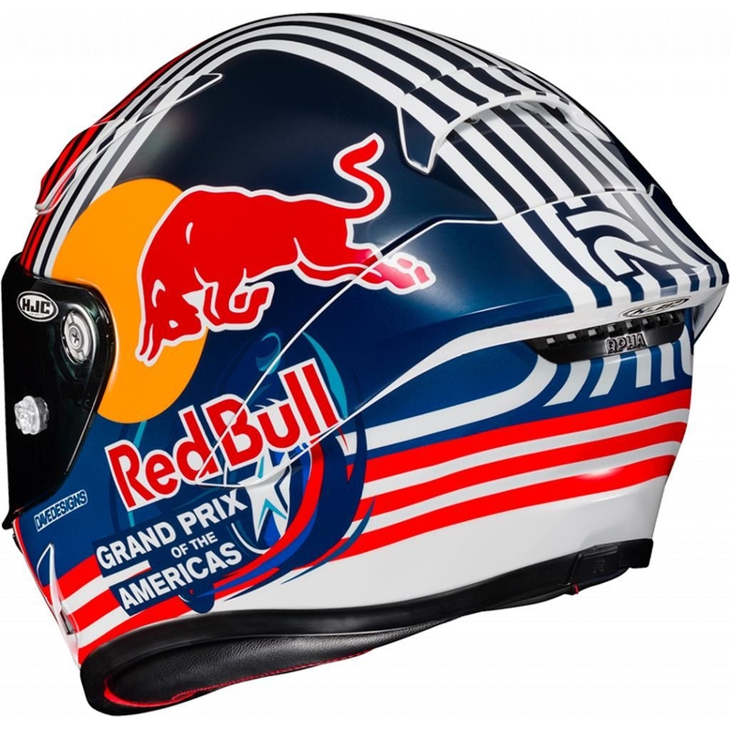 Casco integral de moto HJC RPHA 1 Redbull Austin GP MC21 rojo-azul-blanco liquidación