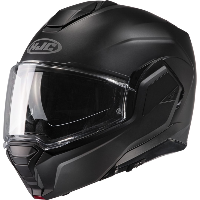 Casco de moto abatible HJC I100 Solid negro semiplano