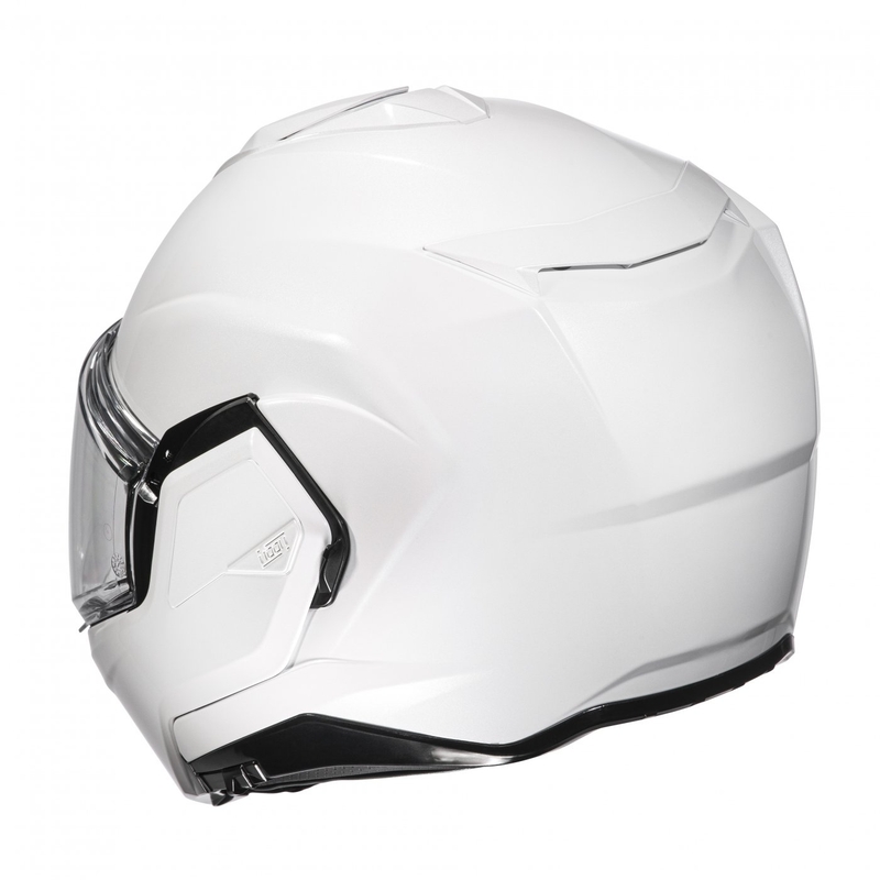 Casco de moto abatible HJC I100 Solid blanco perla