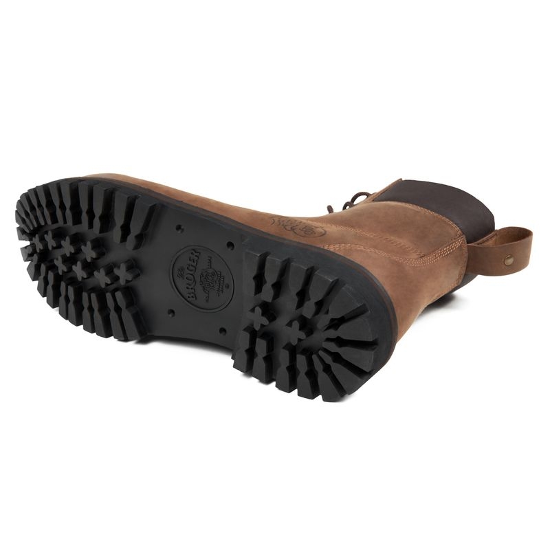 Botas de moto BROGER Alaska II marrón liquidación