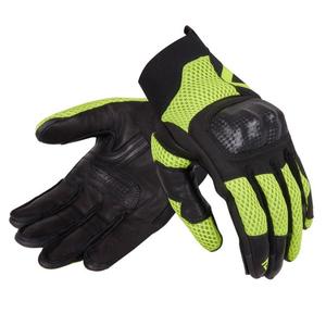 Guantes de moto Rebelhorn Gap III negro-amarillo fluo liquidación