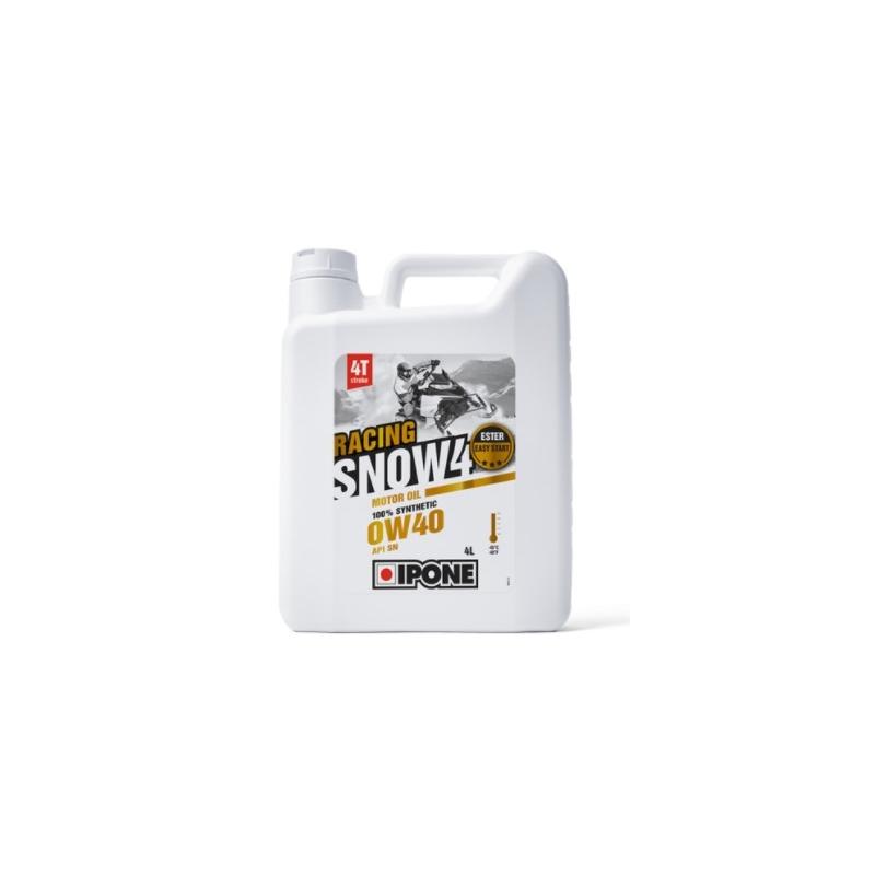 Aceite para motos de nieve Ipone Snow racing 4T 0W40 4 l