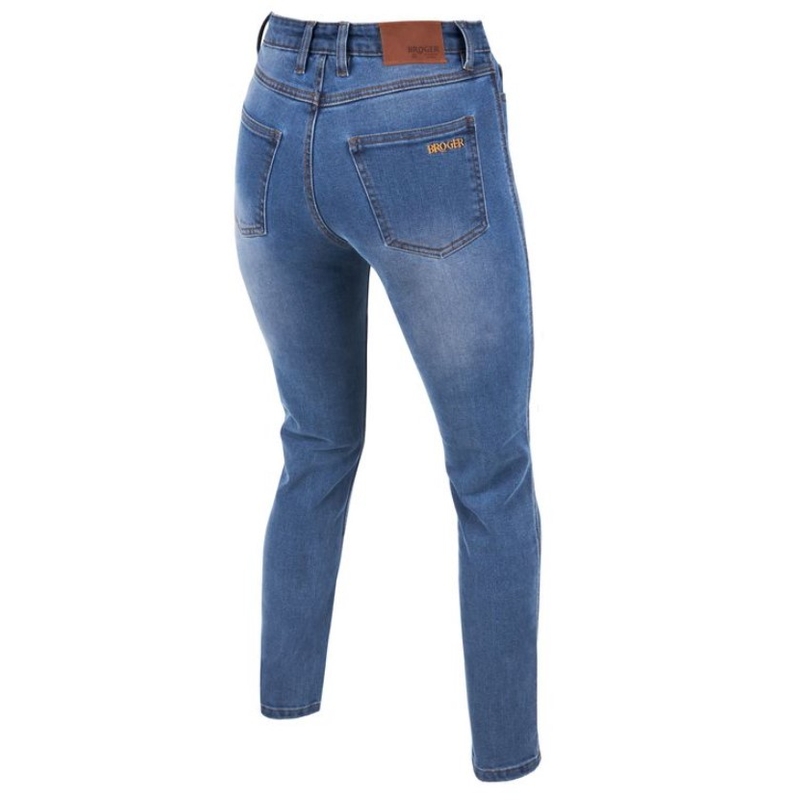 Vaqueros de moto azules BROGER Florida II para mujer