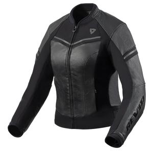 Chaqueta de moto Revit Median para mujer negro-antracita