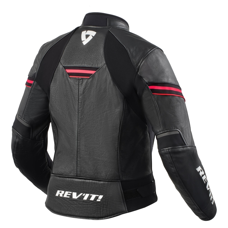 Chaqueta de moto para mujer Revit Median Negra y Rosa