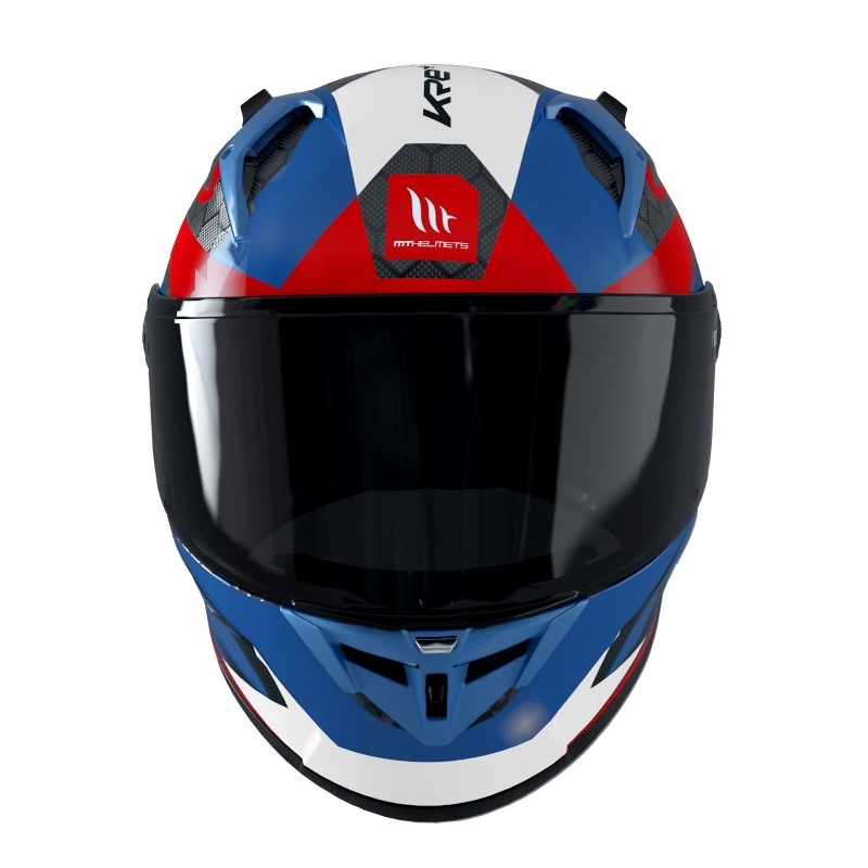 MT FF103PLUSC KRE+ Carbon Projectile D7 casco integral de moto gris-blanco-rojo-azul