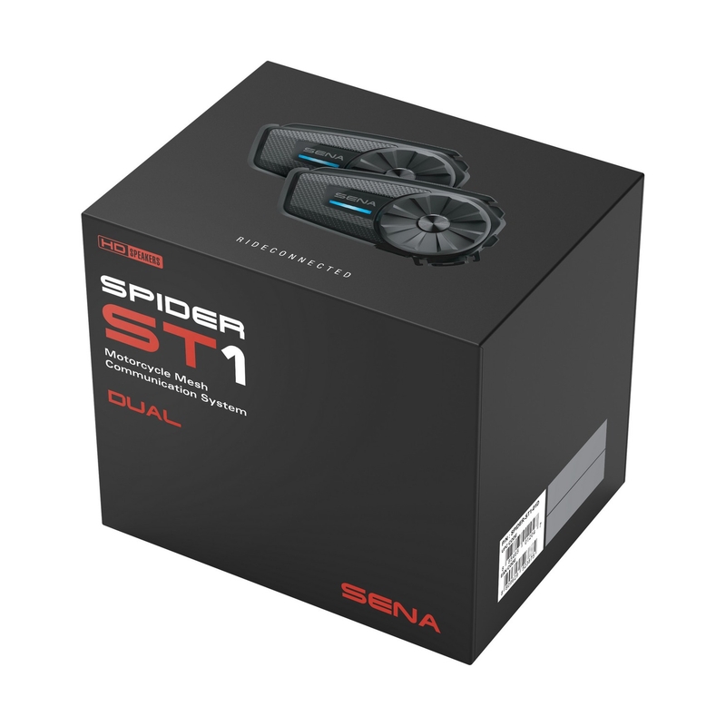 Juego de 2 intercomunicadores Bluetooth SENA Spider ST1