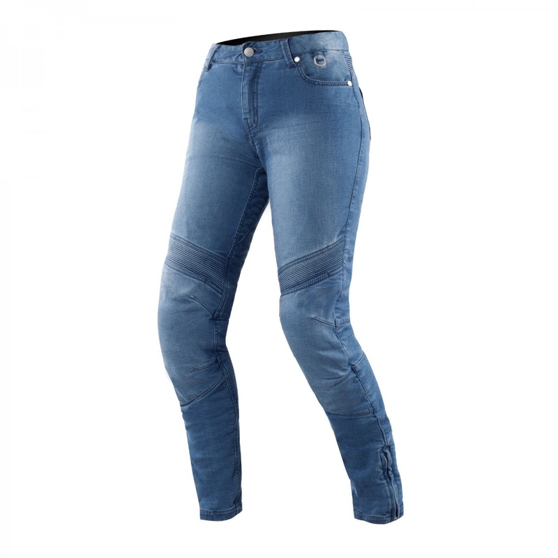Vaqueros de moto para mujer Shima Jess azul