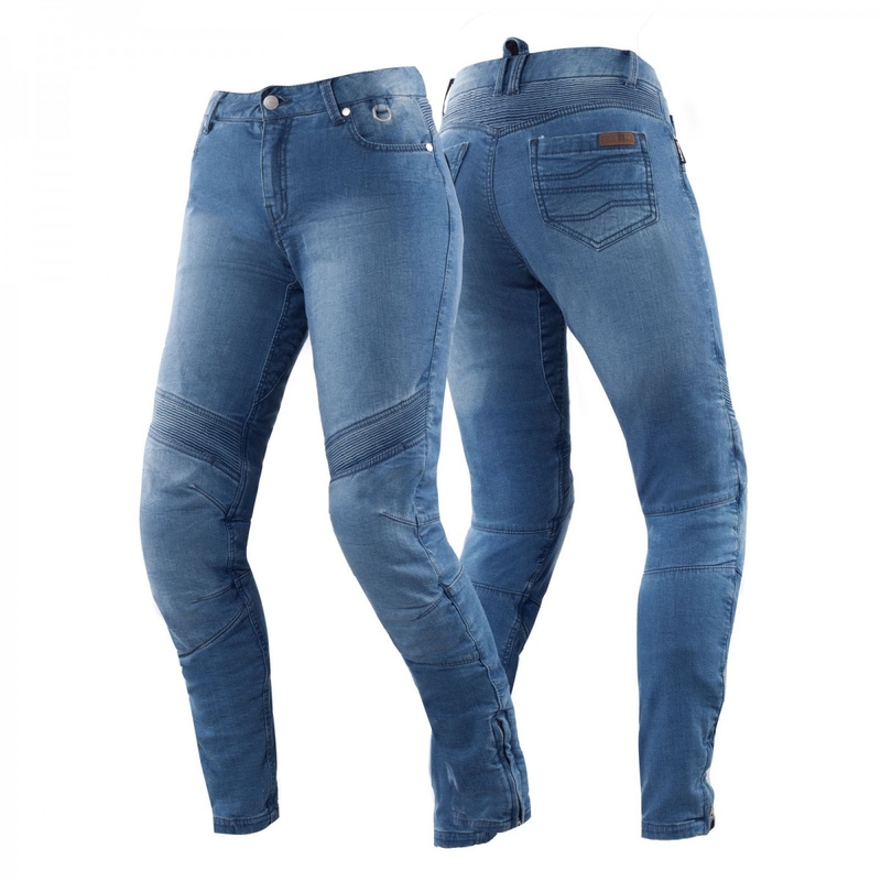 Vaqueros de moto para mujer Shima Jess azul