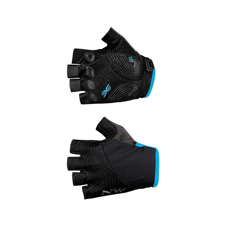 Guantes Northwave Fast para mujer Negros y Azules liquidación