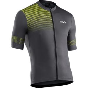 Maillot Northwave Origin gris-fluo amarillo liquidación