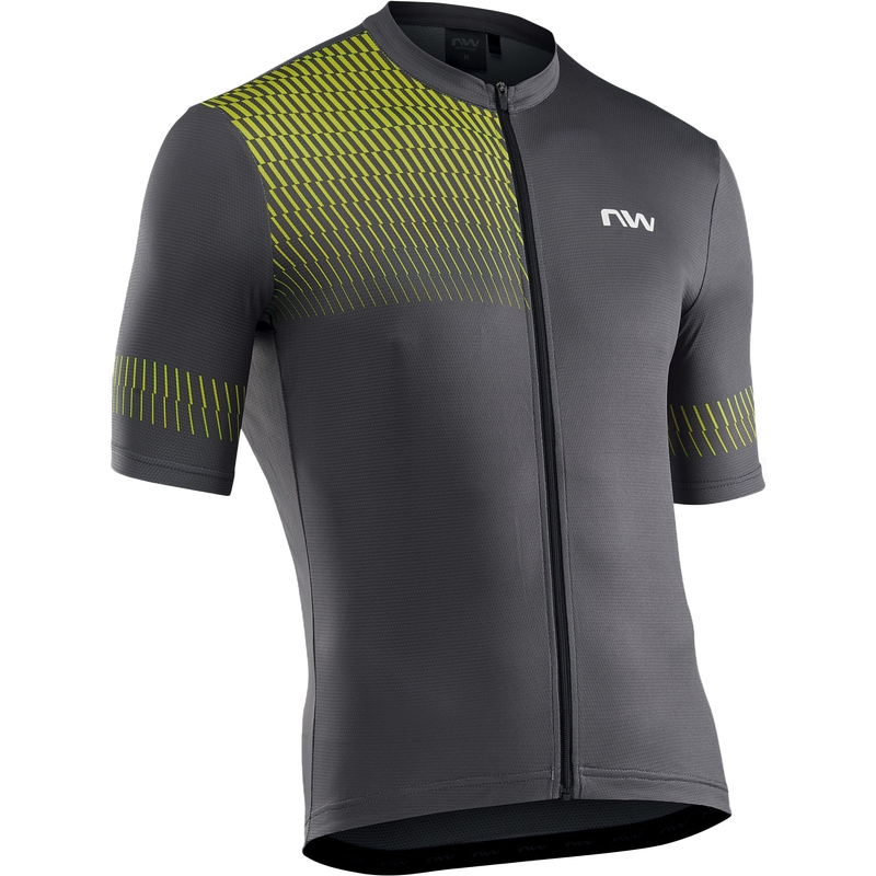 Maillot Northwave Origin gris-fluo amarillo liquidación