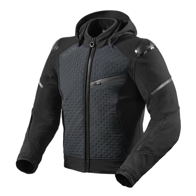 Chaqueta de moto Revit Iridium H2O negra liquidación