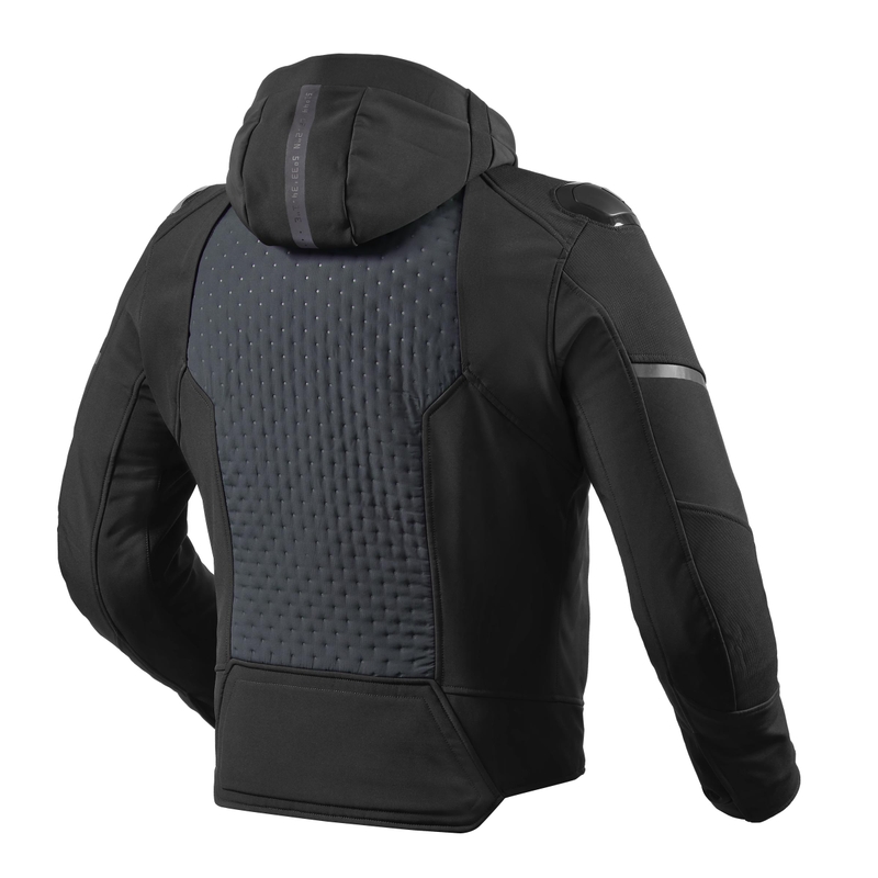 Chaqueta de moto Revit Iridium H2O negra liquidación