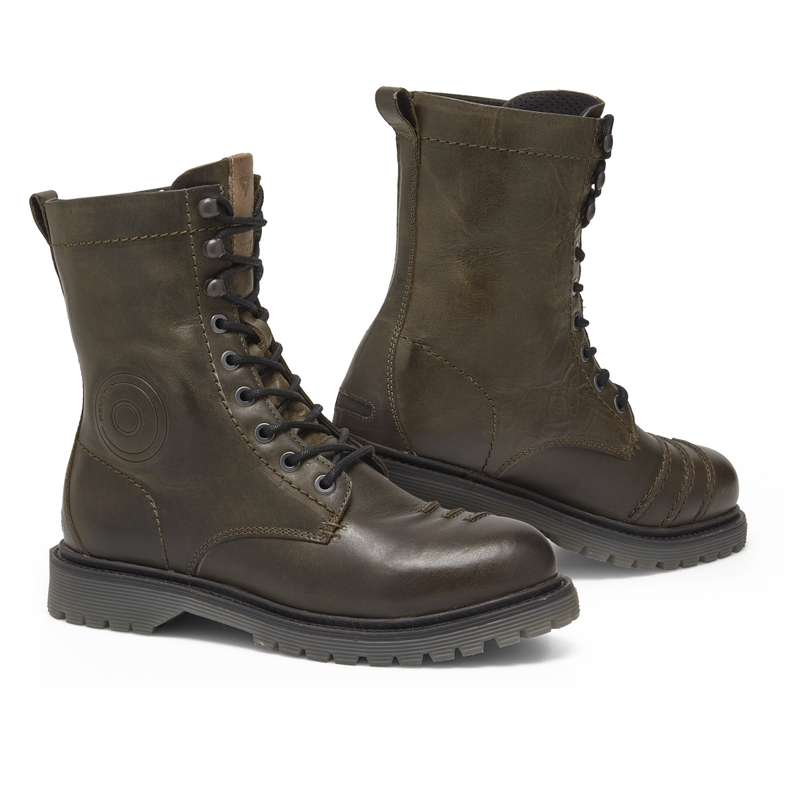 Botas de moto Revit Portland Verde Oliva para mujer liquidación