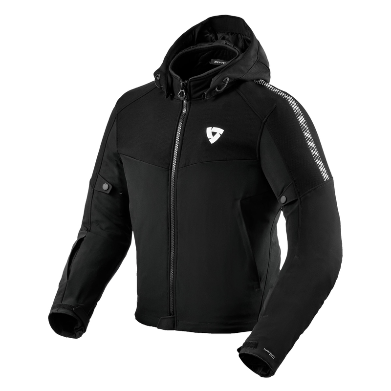 Chaqueta de moto Revit Proxy H2O en blanco y negro liquidación