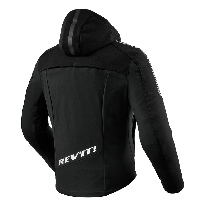 Chaqueta de moto Revit Proxy H2O en blanco y negro liquidación