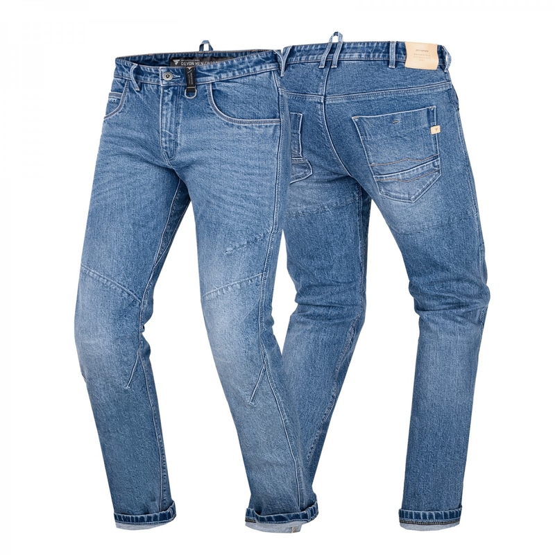 Vaqueros de moto Shima Devon azules