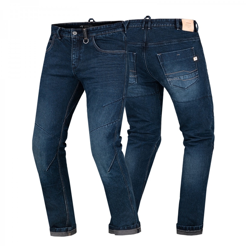 Vaqueros de moto Shima Devon azul oscuro