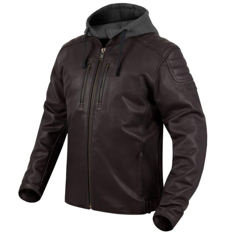 Chaqueta de moto Rebelhorn Impala vintage marrón liquidación