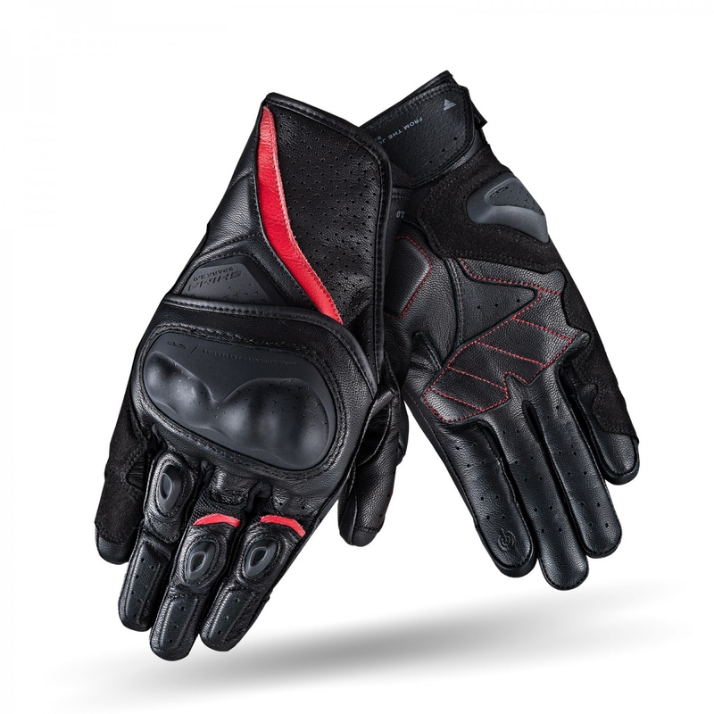 Guantes de moto Shima Spark 2.0 negro-rojo