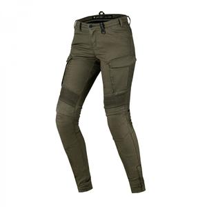 Vaqueros de moto Shima Giro 2.0 caqui para mujer liquidación