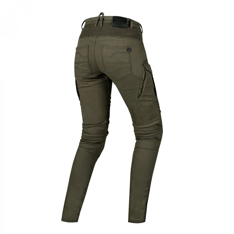 Vaqueros de moto Shima Giro 2.0 caqui para mujer liquidación