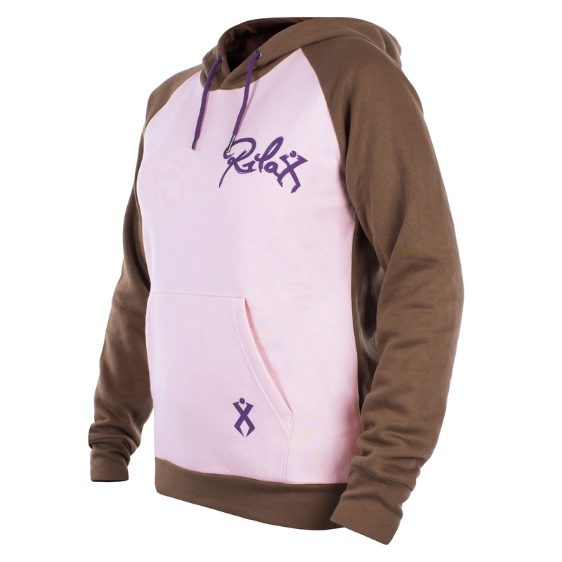 Sudadera Rilax Bereba de mujer marrón-rosa liquidación
