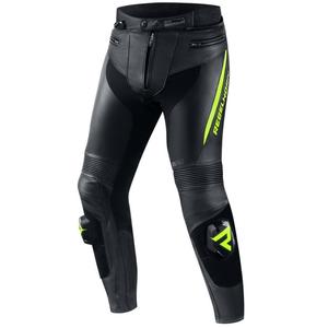 Pantalones de moto Rebelhorn Fighter negro-amarillo fluo liquidación