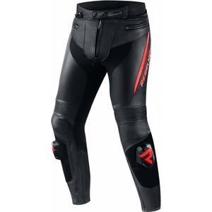 Pantalón de moto Rebelhorn Fighter negro-rojo fluo liquidación