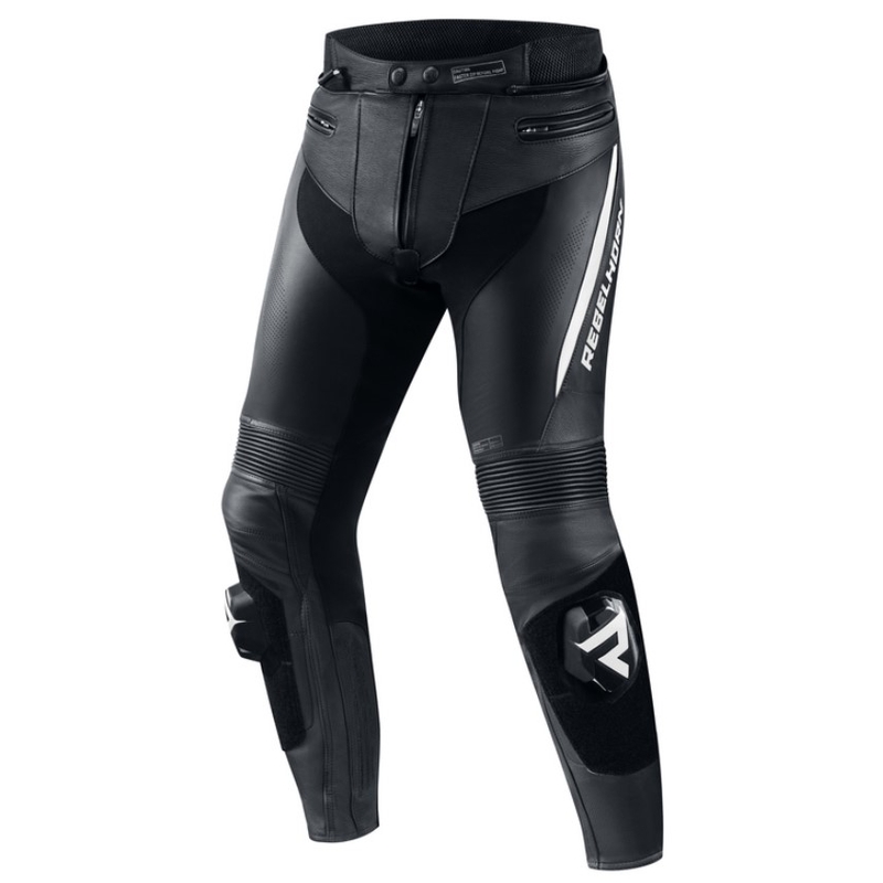 Pantalón de moto Rebelhorn Fighter Blanco y Negro liquidación