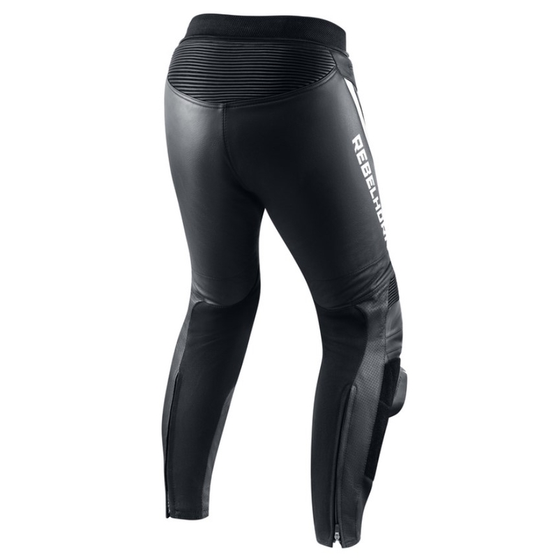 Pantalón de moto Rebelhorn Fighter Blanco y Negro liquidación