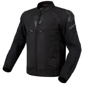 Chaqueta de moto negra Rebelhorn Vandal