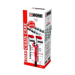 Ipone Road Chain Care Kit de limpieza y lubricación de cadenas