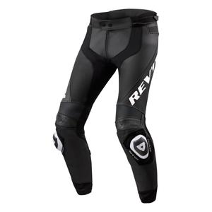 Pantalón de moto Revit Apex blanco y negro