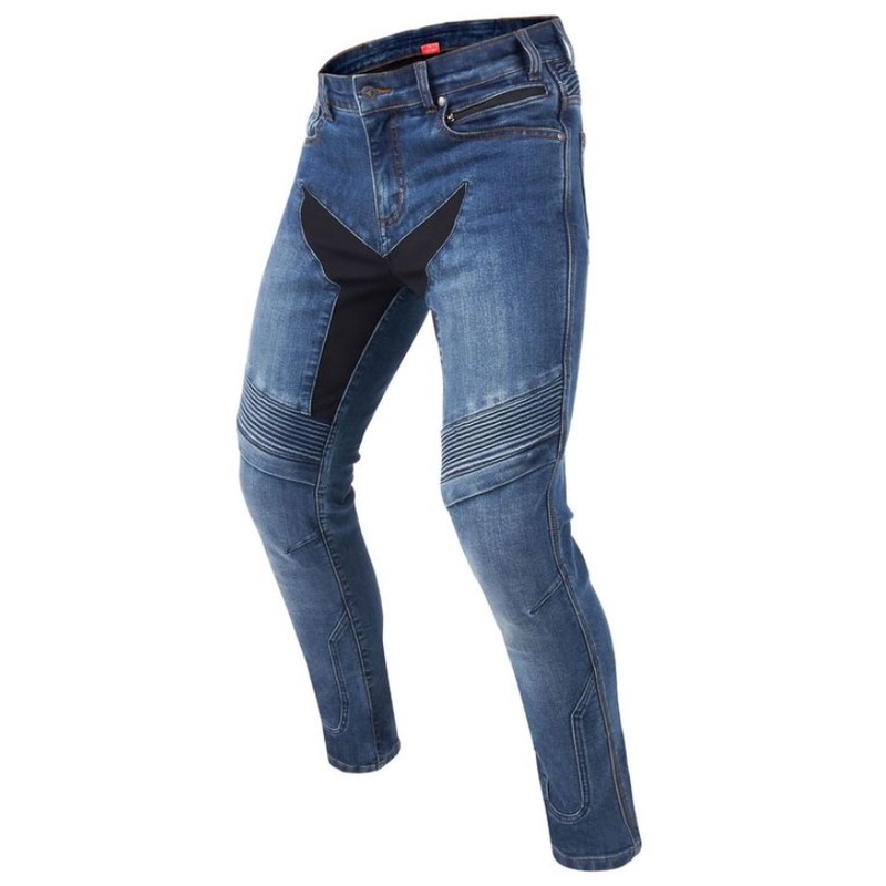 Vaqueros para moto Rebelhorn Eagle III, azul lavado