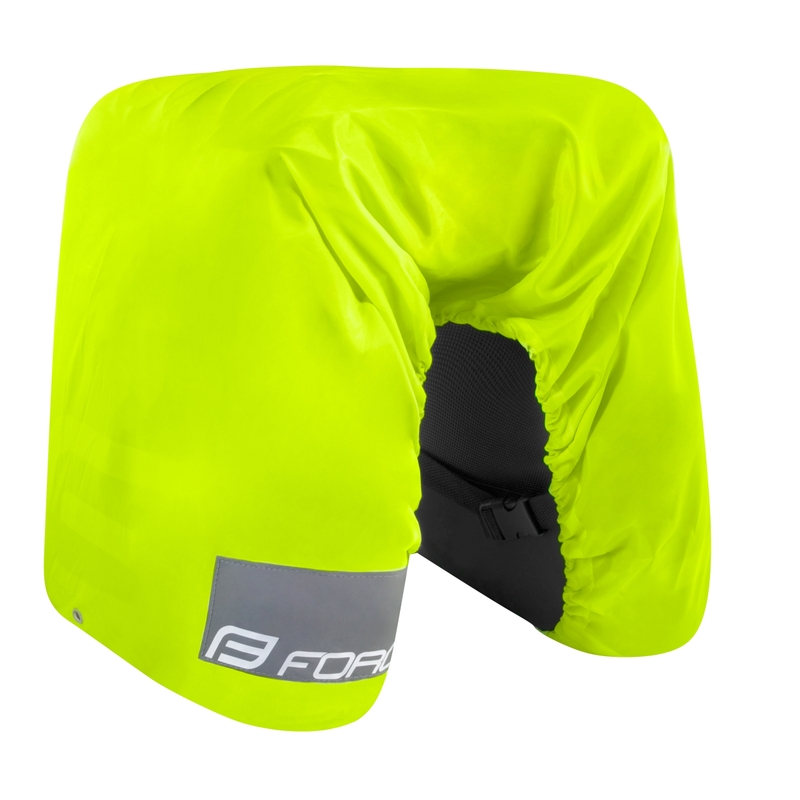 Pláštěnka na zadní brašnu FORCE Wrap fluo žlutá výprodej