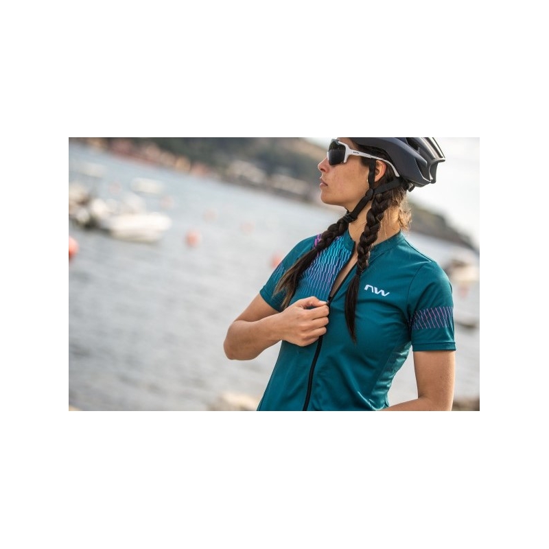 Maillot mujer Northwave Origin azul liquidación