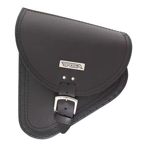 Alforja de cuero para moto HD Softail RSA-59 izquierda