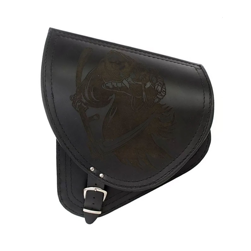 Bolsa de cuero para moto HD Softail RSA-54 Grim Reaper