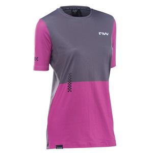 Maillot Mujer Northwave Xtrail 2 Gris y Rosa Manga Corta liquidación