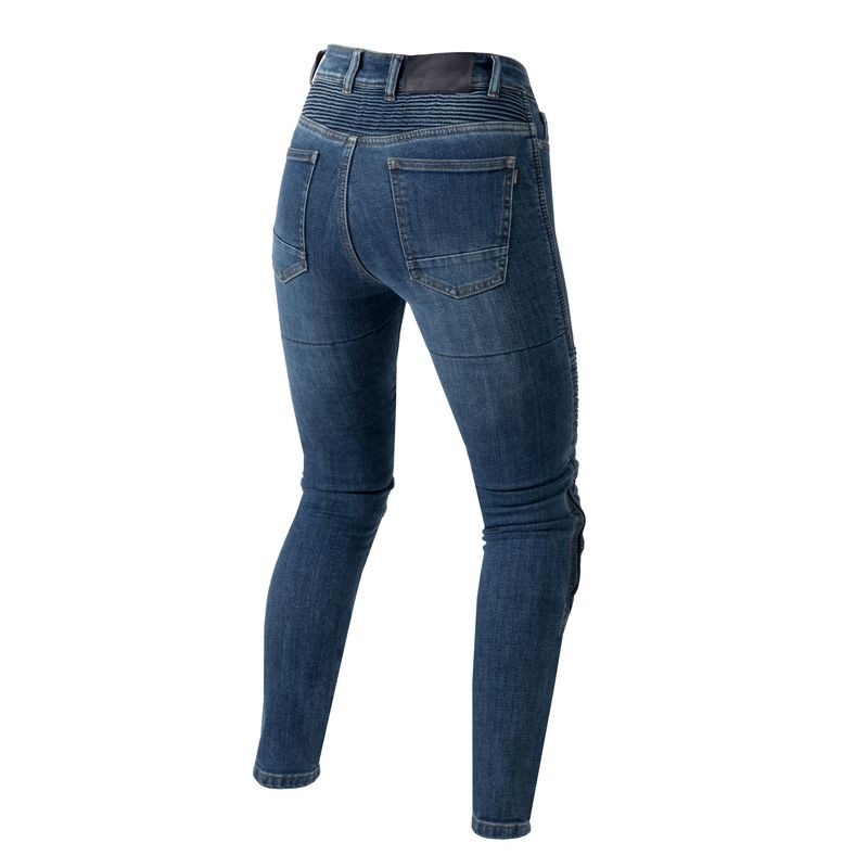 Vaqueros de moto Ozone Agness II de mujer en azul lavado liquidación