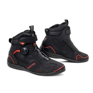 Botas de moto Rebelhorn Spark II negras y rojas
