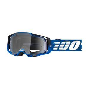 Gafas de motocross 100% ARMEGA Rockchuck azul oscuro (plexi transparente)