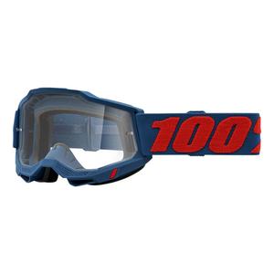 Gafas de motocross 100% ACCURI 2 Odeon rojo-azul (plexi transparente)