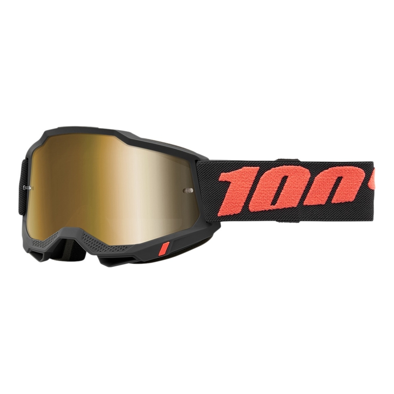 Gafas de motocross 100% ACCURI 2 Borego rojo-negro (plexi dorado)